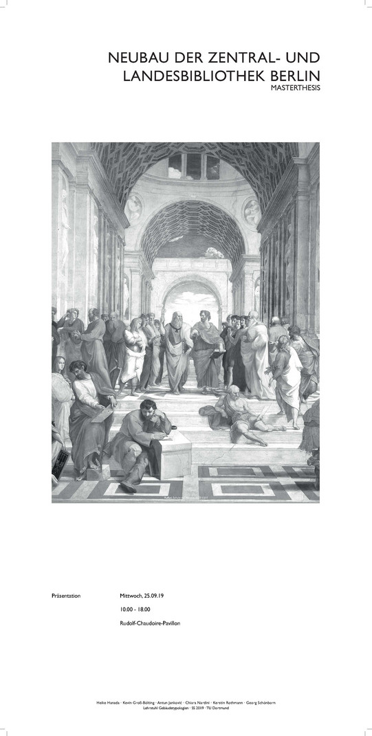 Plakat zur Präsentation der Master-Thesis Arbeiten im SoSe 2019