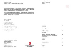 Inhaltsverzeichnis der Publikation Rome_Berlin_Rome