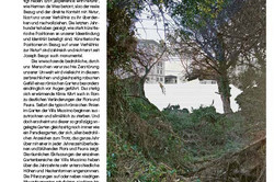 Textbeitrag 'Horti Conclusi' aus der Zeitschrift 'Die Architekt' Nr. 2 aus 2023 mit Collage Rom 2070_Ausblick aus dem Hortus Conclusus Porta Maggiore