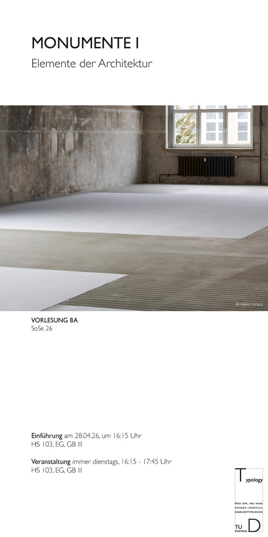 Veranstaltungsplakat unserer Vorlesungsreihe mit Angabe der Einführung am 28.04.26