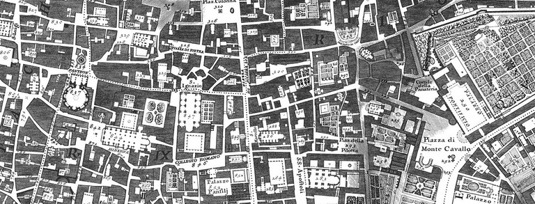 Nolli Plan, Giovanni Battista, 1748 Nolli Plan von Rom, Giovanni Battista, 1748