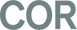 Logo der Firma COR in grau