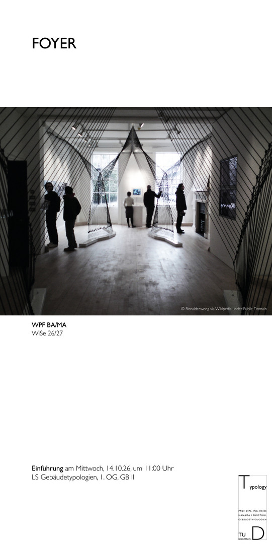 Plakat zu unserem WPF im WS 2026/27 mit allen wichtigen Terminen 