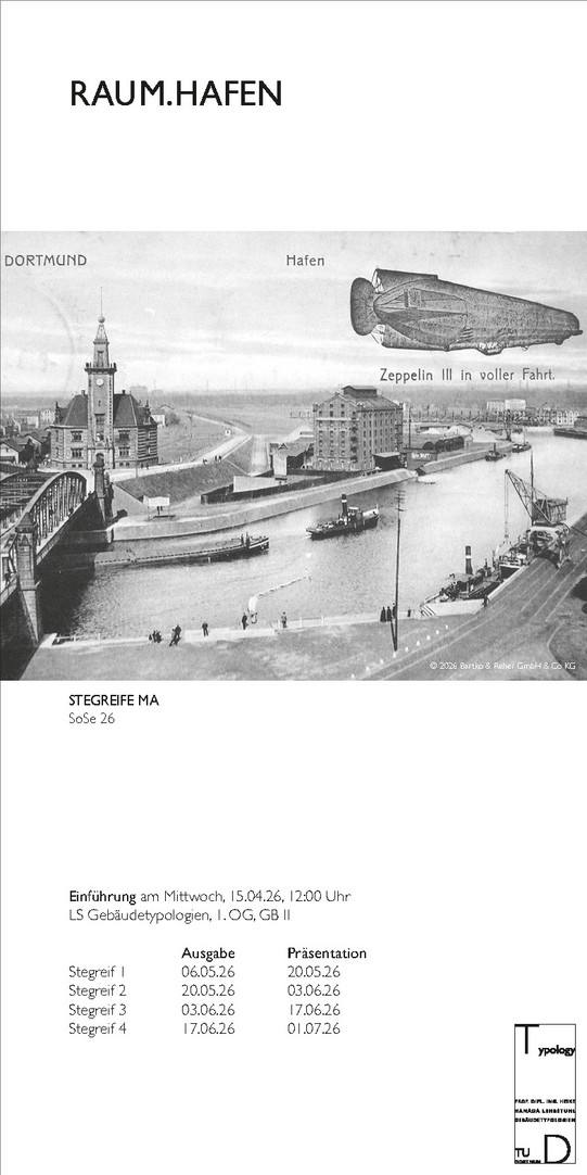 Veranstaltungsplakat unserer Stegreif-Entwürfe mit Angabe der Einführung am 15.04.26