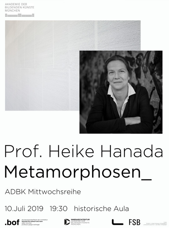 Einladung zum Vortrag von Prof. Hanada in der ADBK Berlin 